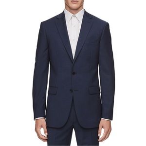 DKNY Men's Modern-Fit Stretch Suit Jacket Navy, size 40S NWT